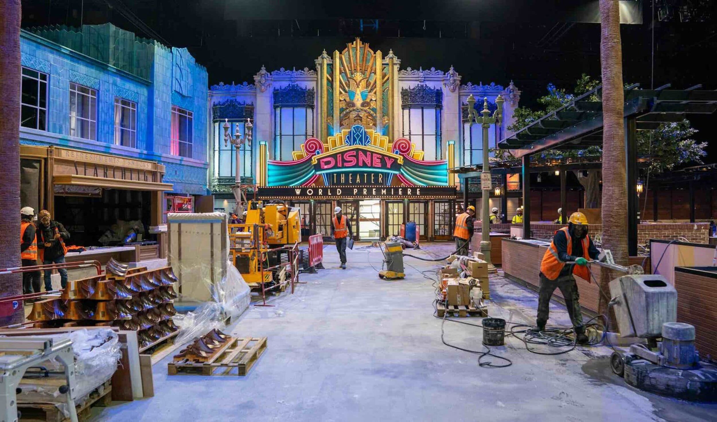 Disney Theater World Premiere à Disneyland Paris, ici aux Walt Disney Studios, va ouvrir ses portes le 15 mai 2025 © Disneyland Paris