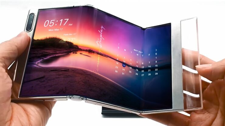 Quatre ans après le premier, c'est un nouvel écran extensible qui est mis au point par la firme sud-coréenne © Samsung