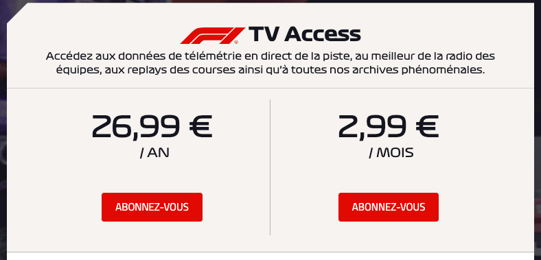 f1 TV grand prix 2024