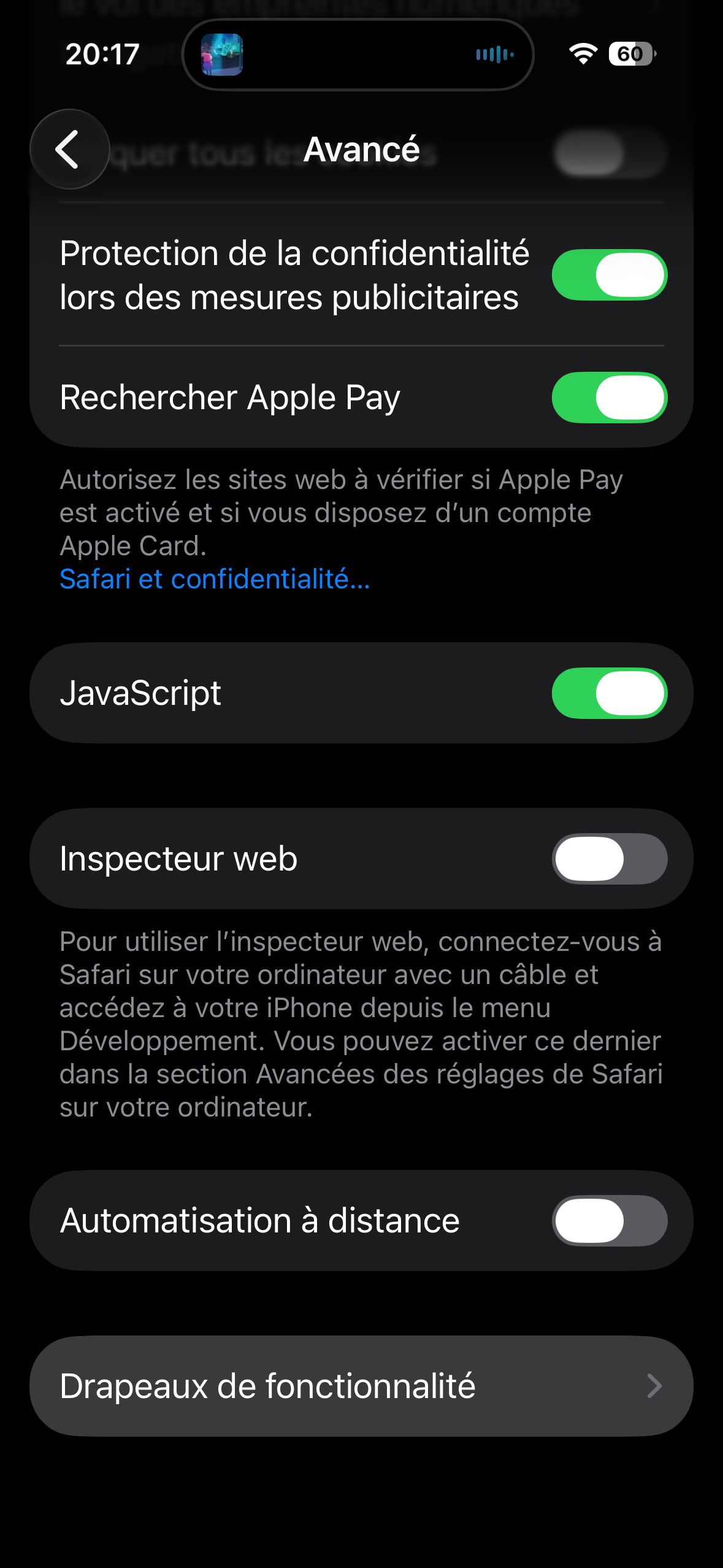 Safari 120 Hz