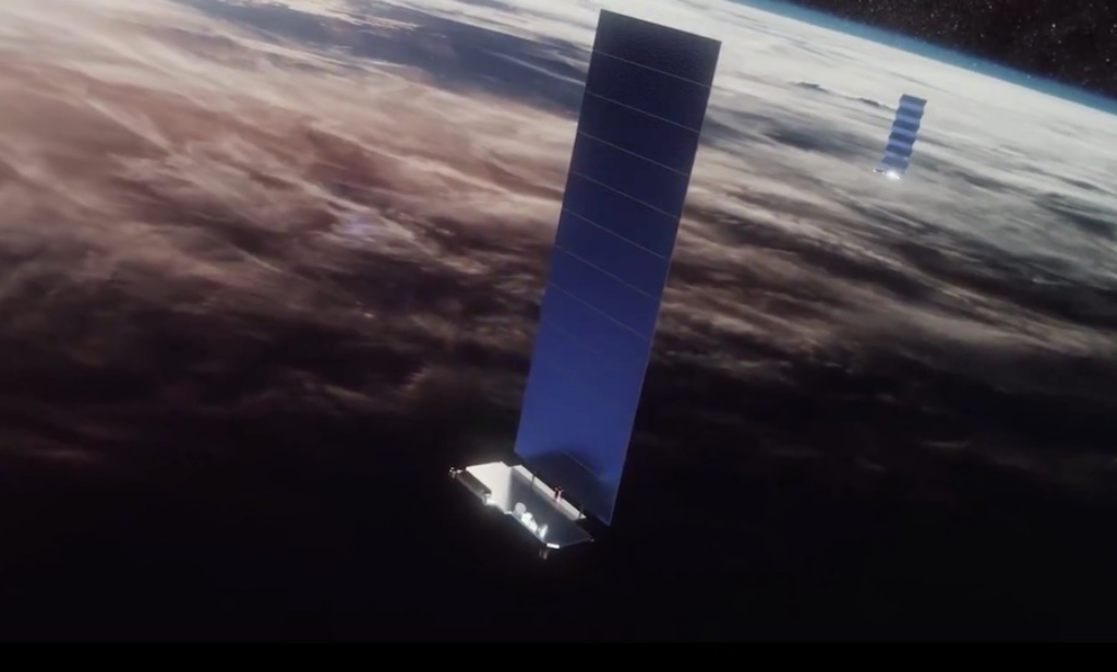 Des satellites Starlink