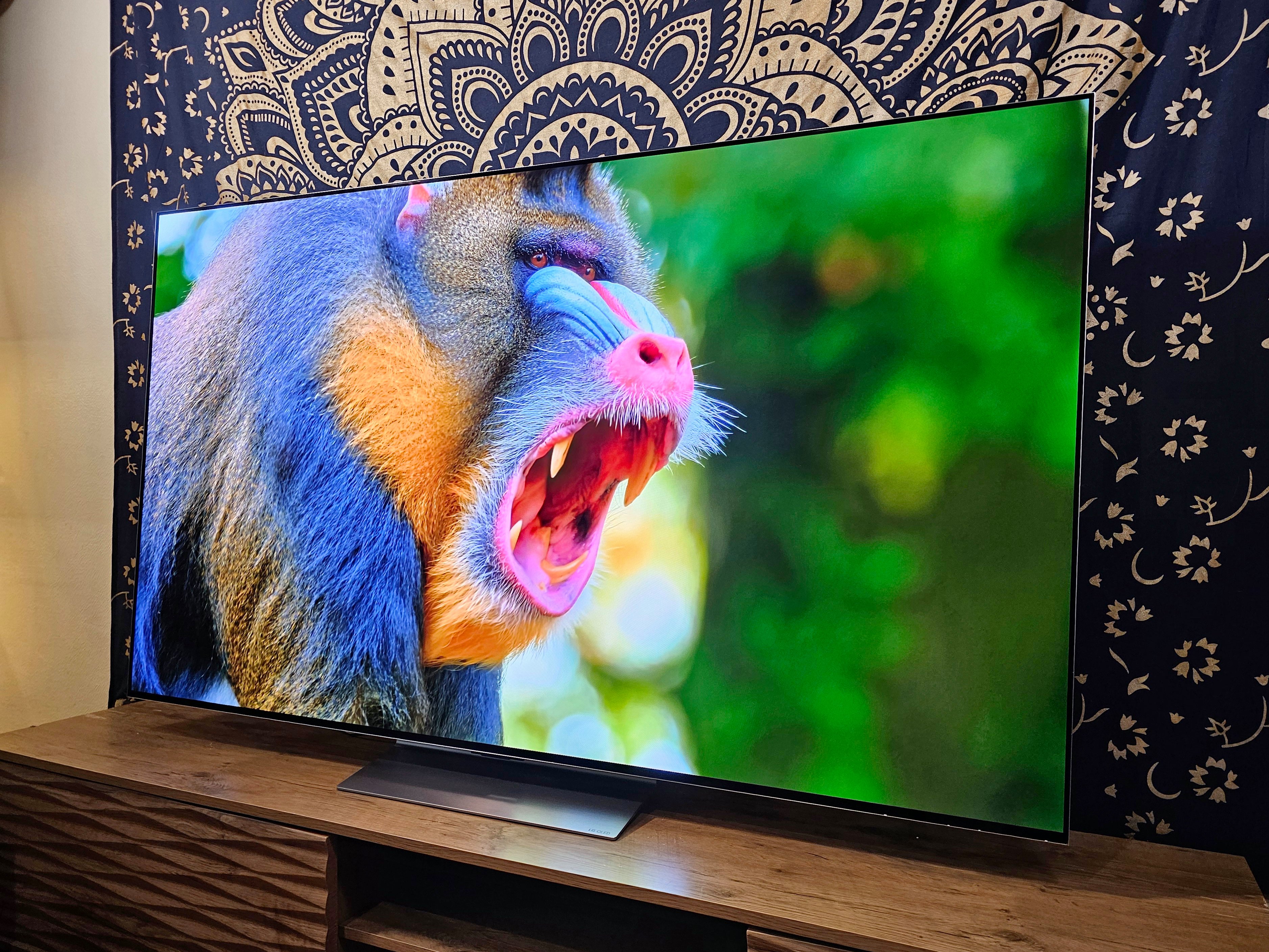 Capable d'afficher des images sublimes, comme ici sur le LG G3, l'OLED présente un risque de burn-in difficile à évaluer  © Matthieu Legouge pour Clubic