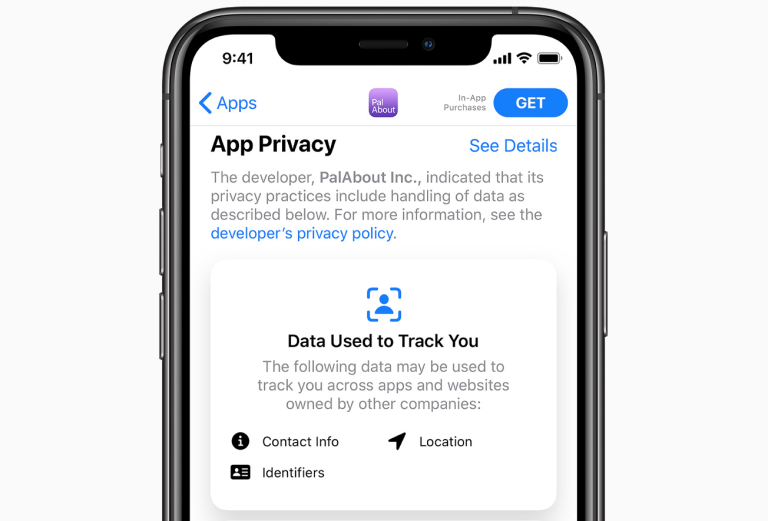 Il est plus facile de connaître les données collectées par les applis sur l'App Store
