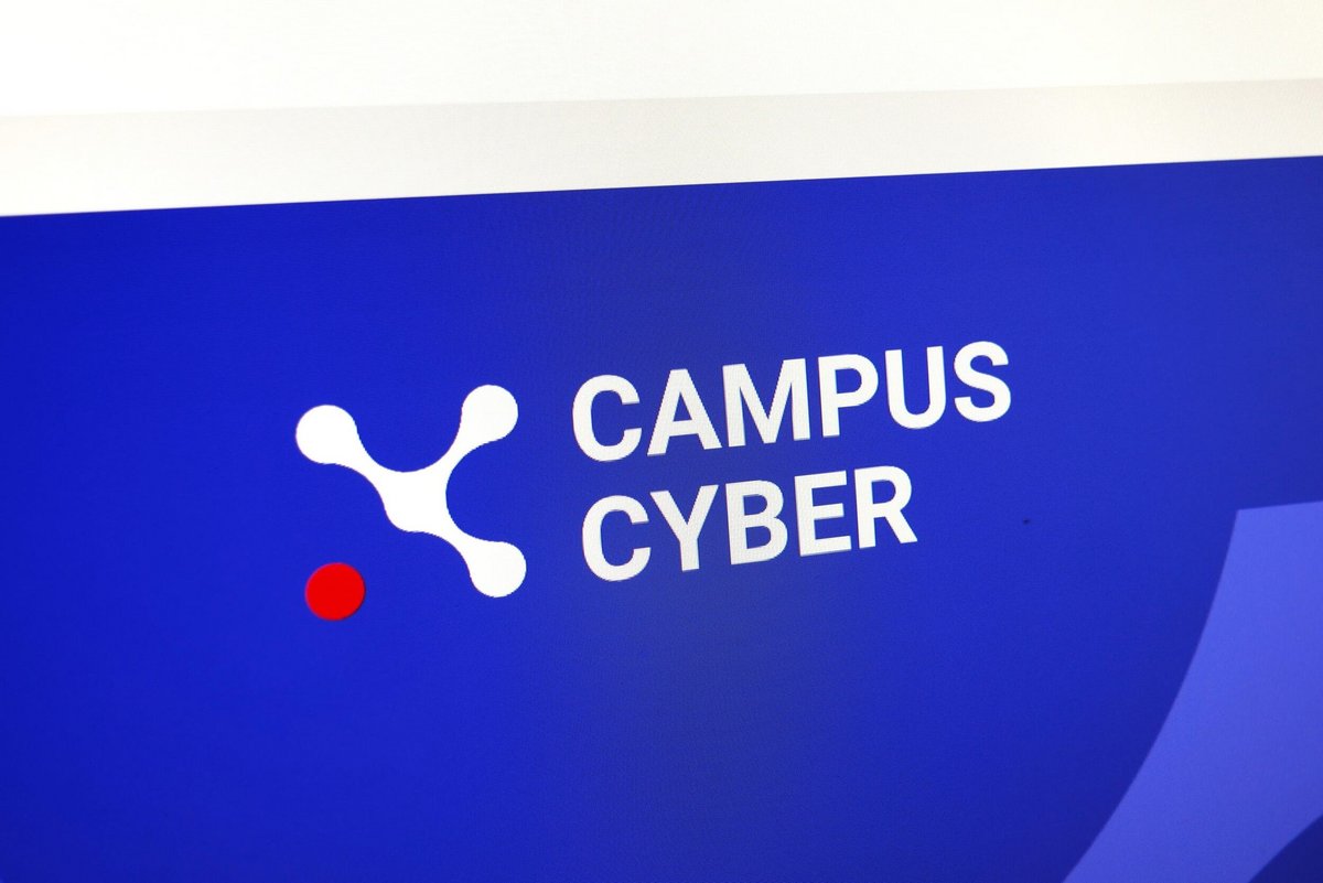Le logo du Campus Cyber. © Alexandre Boero / Clubic