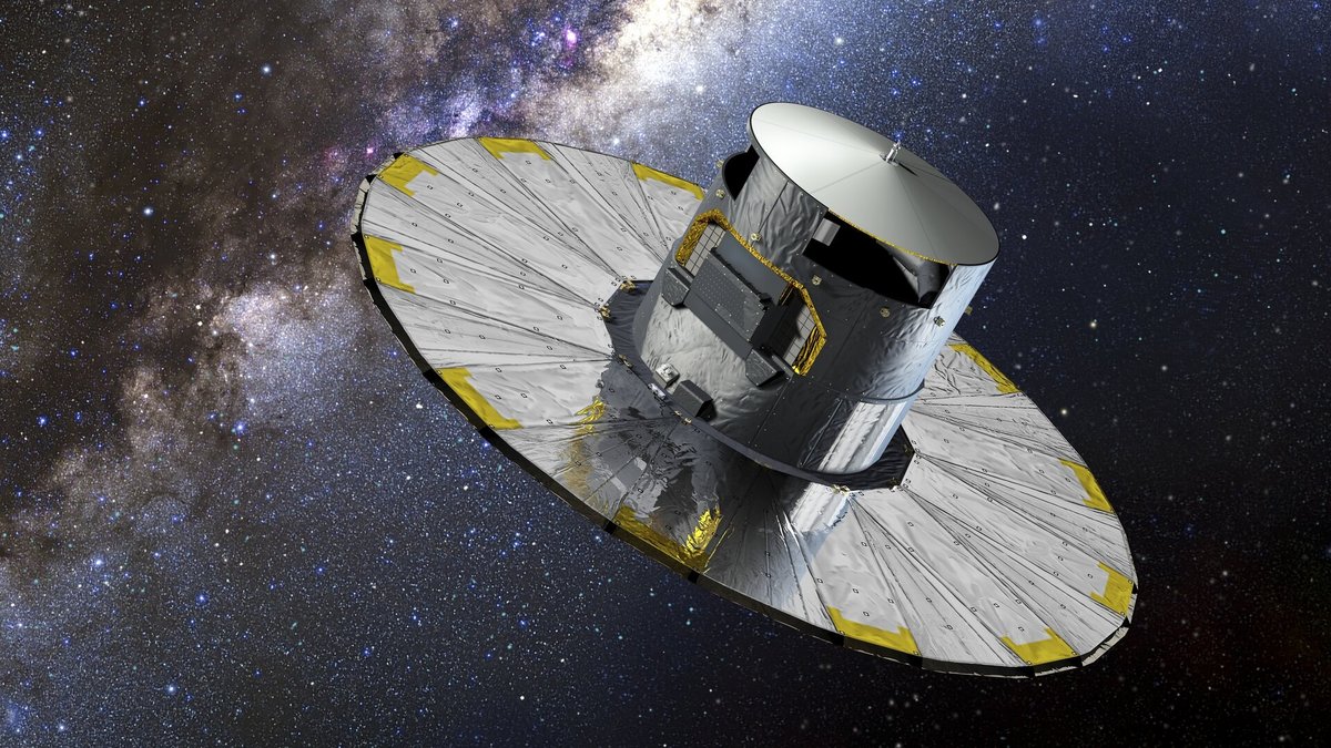 Vue d'artiste du télescope Gaia en service. On ne sait pas exactement où se situe l'impact... © ESA