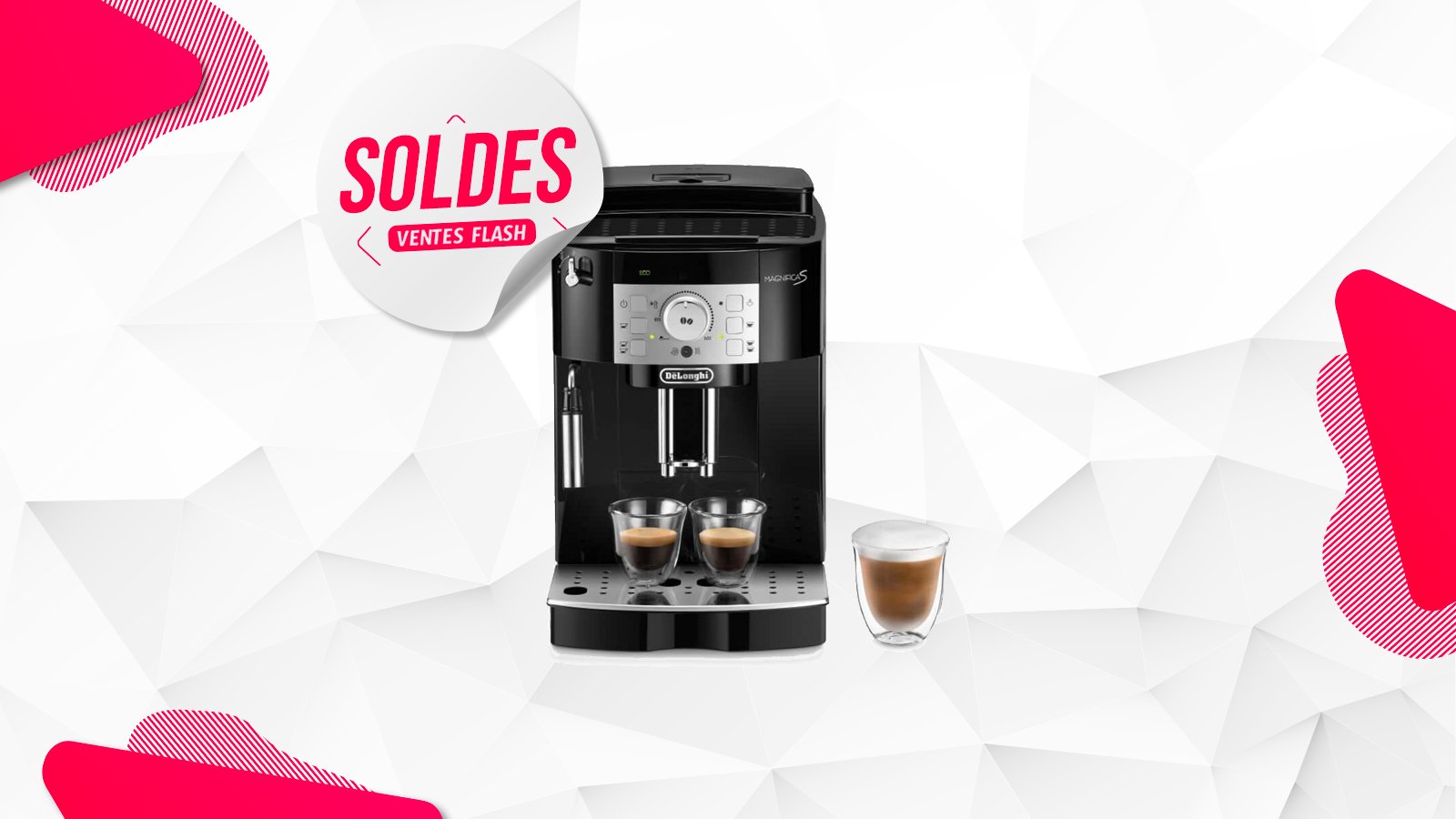 La machine à café DeLonghi Magnifica S moins chère pendant les Soldes chez Cdiscount