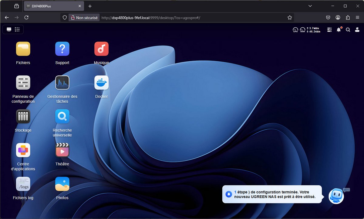 L'interface est bien sûr accessible depuis n'importe quel navigateur Web. ©Nerces pour Clubic