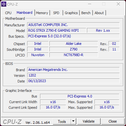 ASUS ROG Strix Z790-E Gaming WiFi