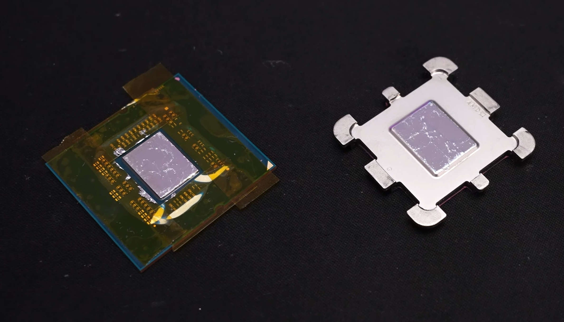 Der8auer décapsule son 8700G et applique du métal liquide © Der8auer / VideoCardz