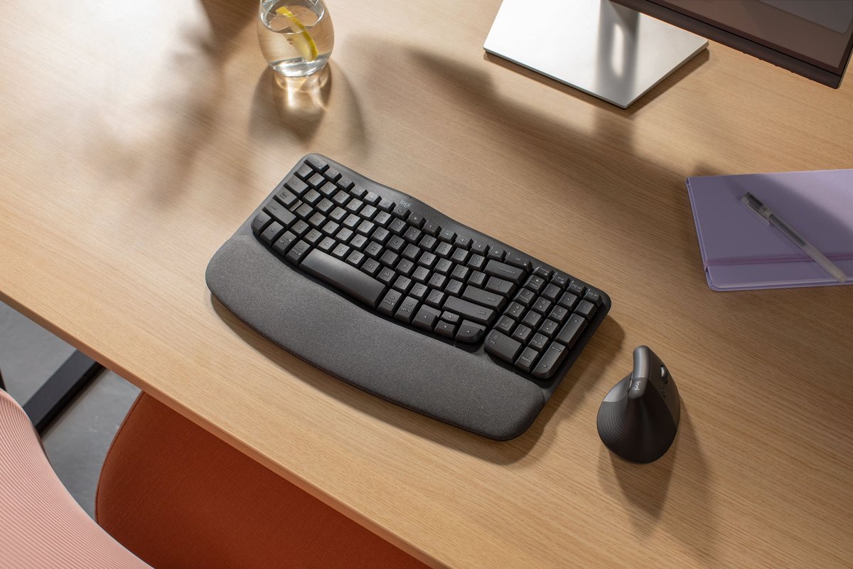 Une vague, pour davantage d'ergonomie © Logitech