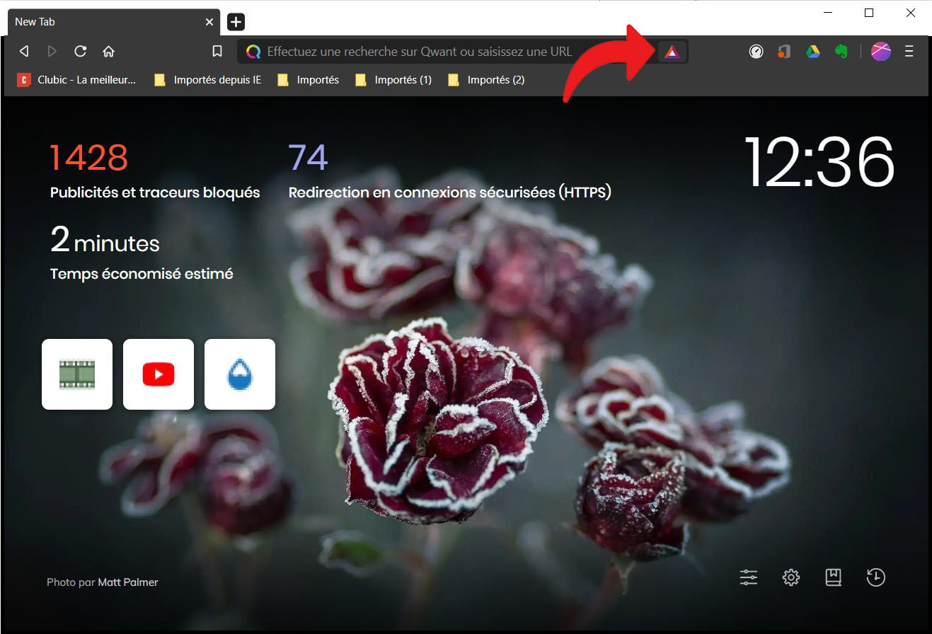 configurer recompenses brave 1.2