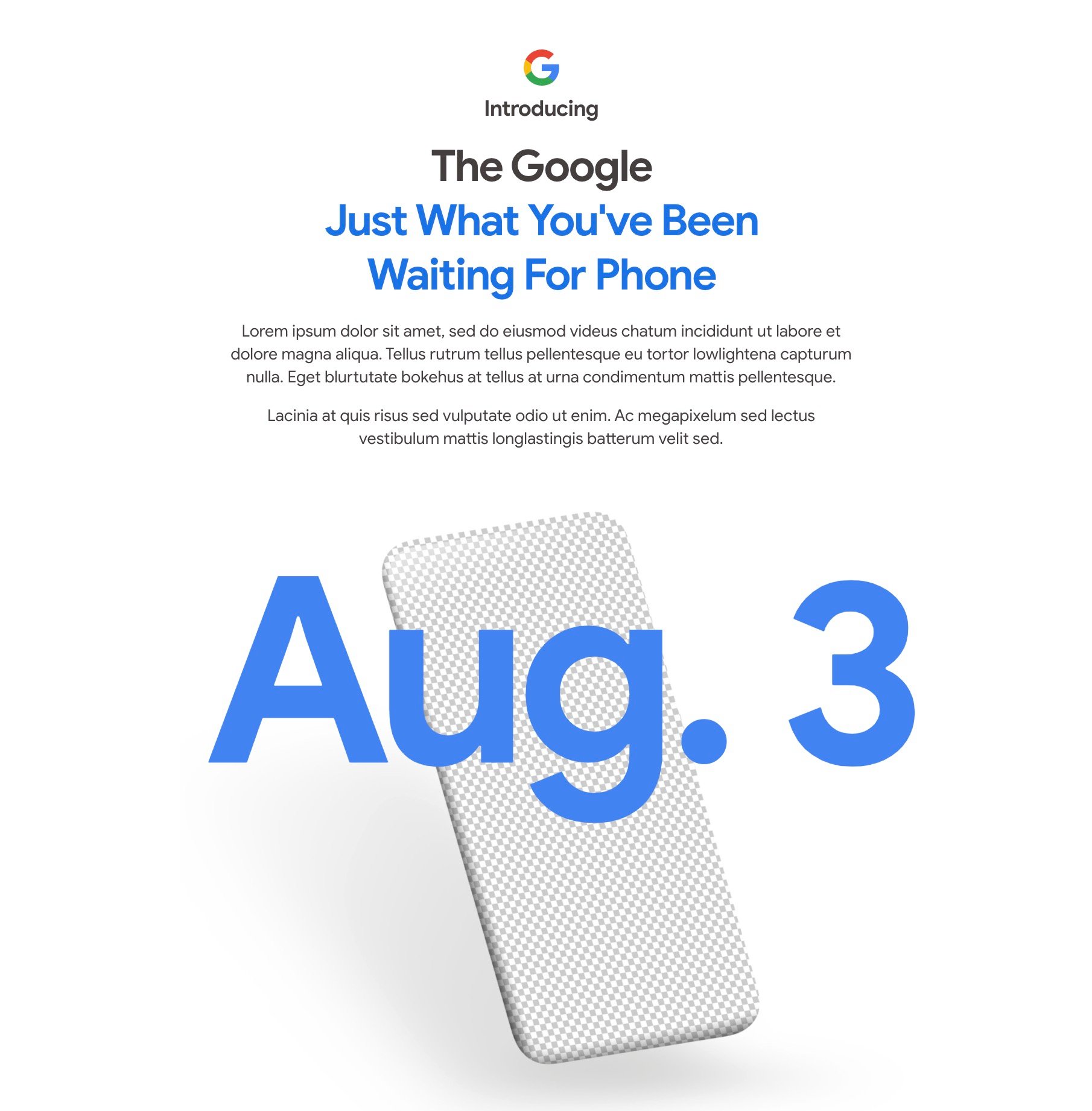 Le teaser, une fois déchiffré. © Google