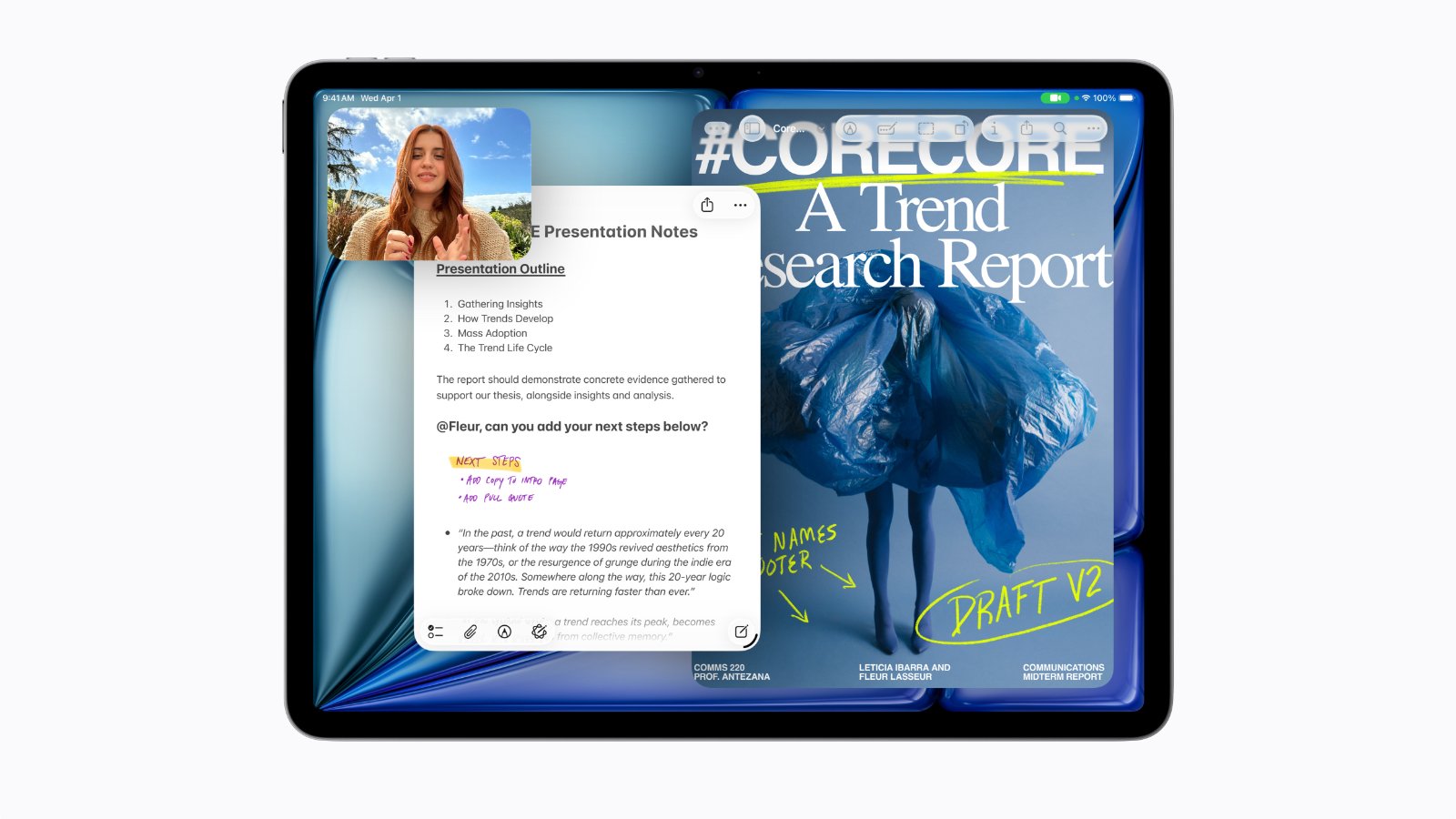 L'iPad Air M4 ©Apple