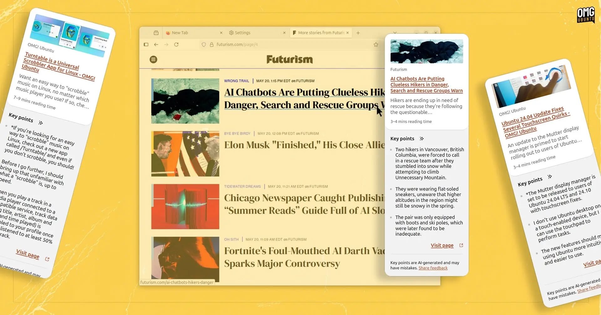 Link Preview dans Firefox 139. © OMG Ubuntu