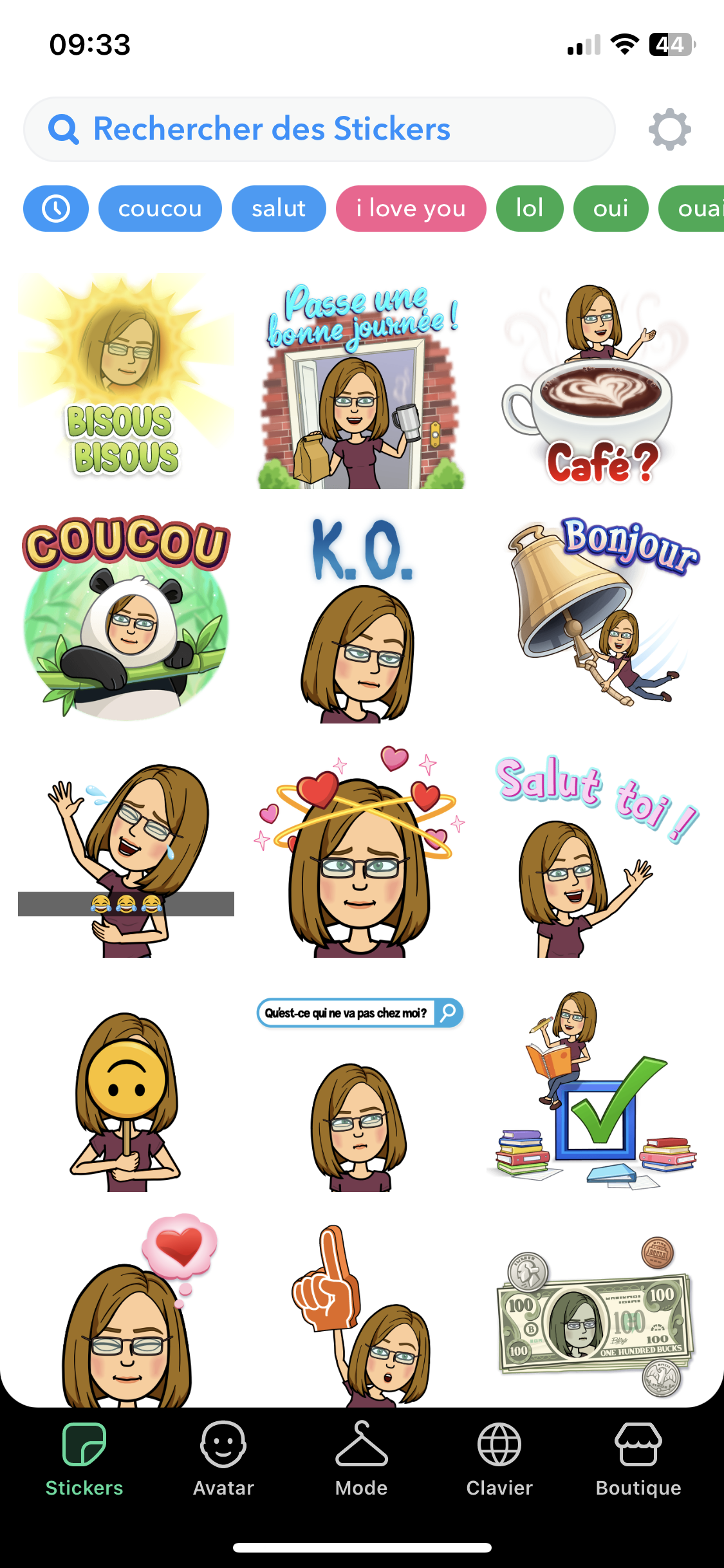 Bitmoji - stickers