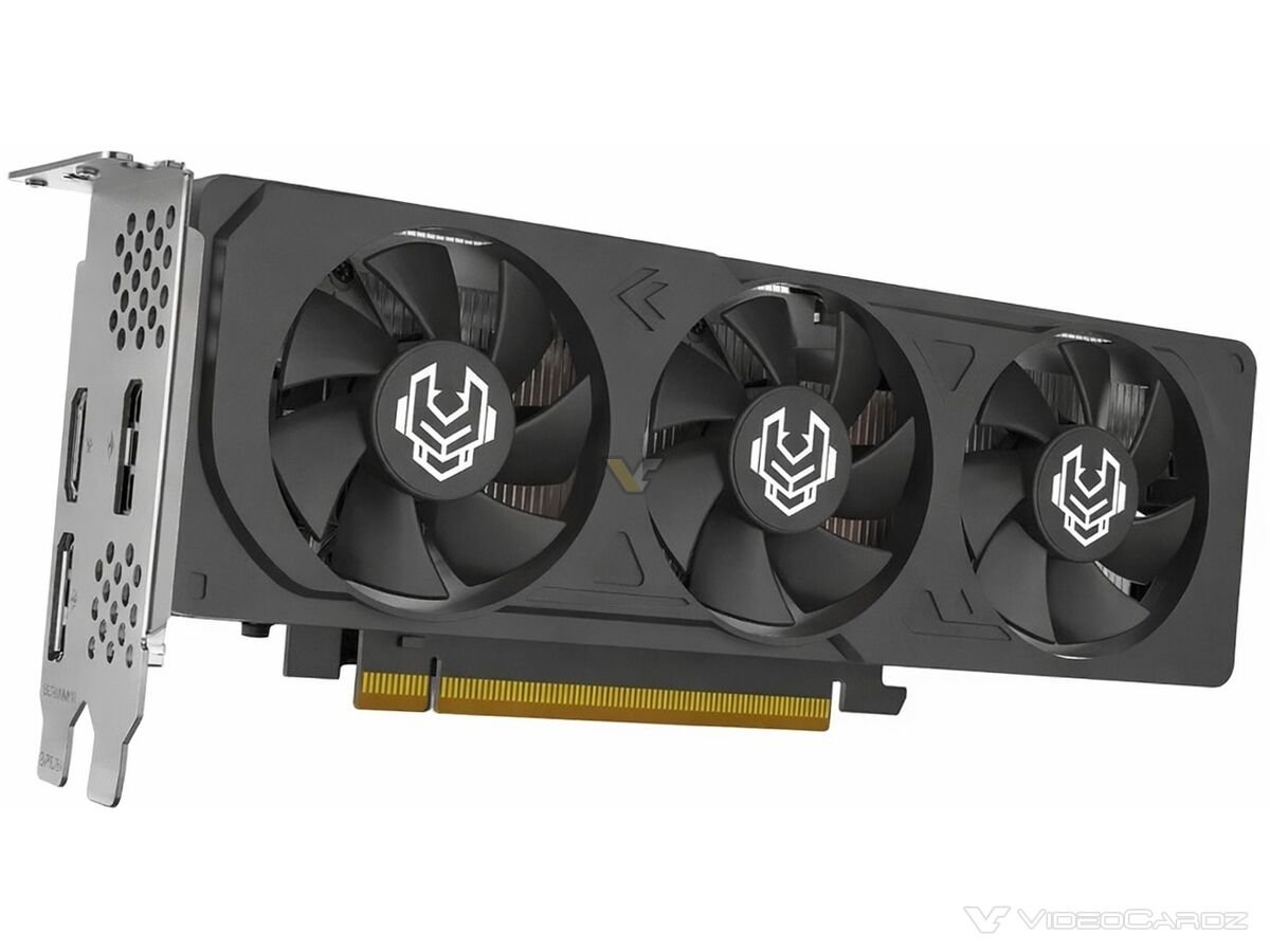 Encore mystérieuse, la Radeon RX 9050 low profile signée Powercolor. © VideoCardz