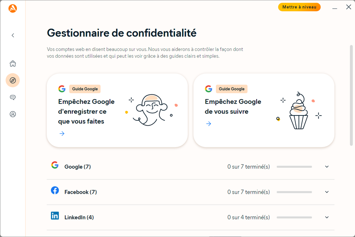 Confidentialité