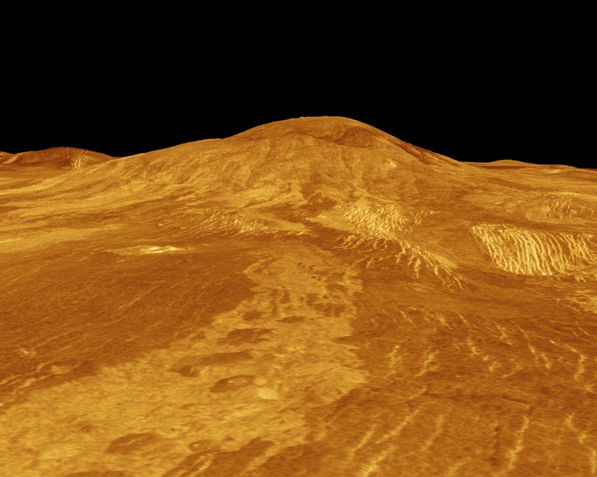 Le volcan Sif Mons est finalement plus actif que prévu... en tout cas, il l'était il y a 30 ans © NASA / JPL-Caltech