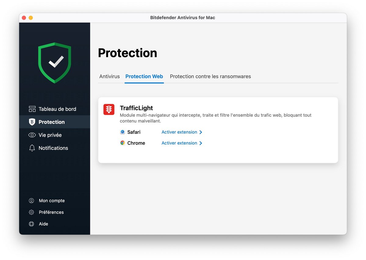 Affinez facilement votre paramétrage grâce à l'interface très intuitive signée Bitdefender.