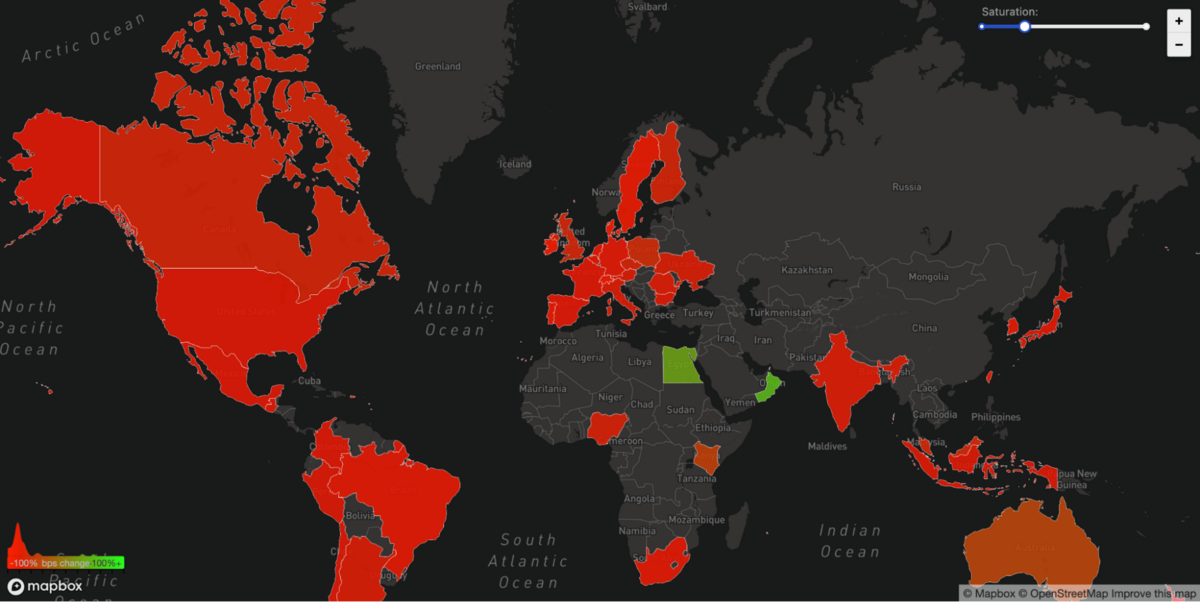 Le trafic WARP vers Facebook a disparu en quelques heures © Cloudlfare 