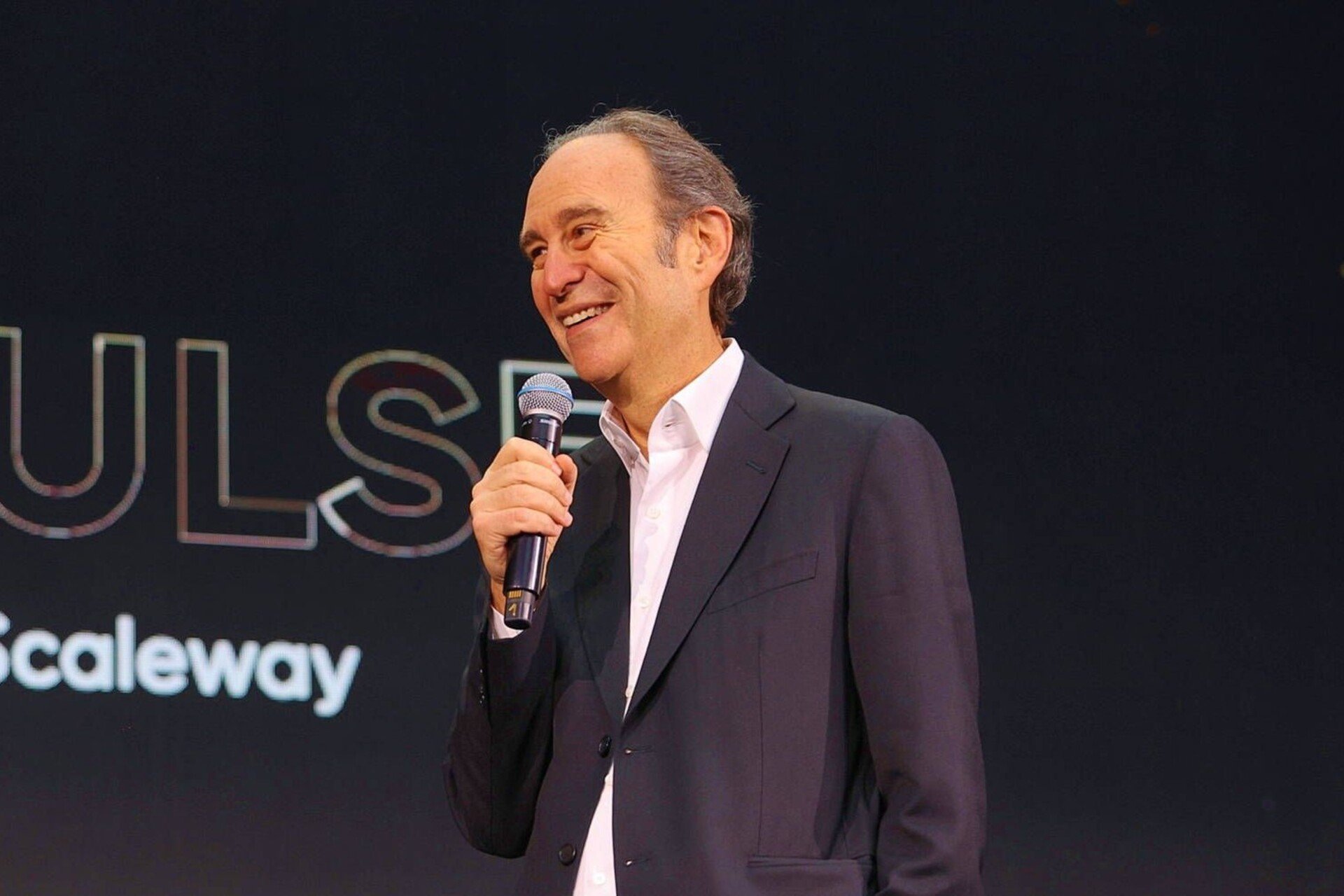Xavier Niel, ici au AI PULSE 2025, veillera sur Exaion. © Iliad