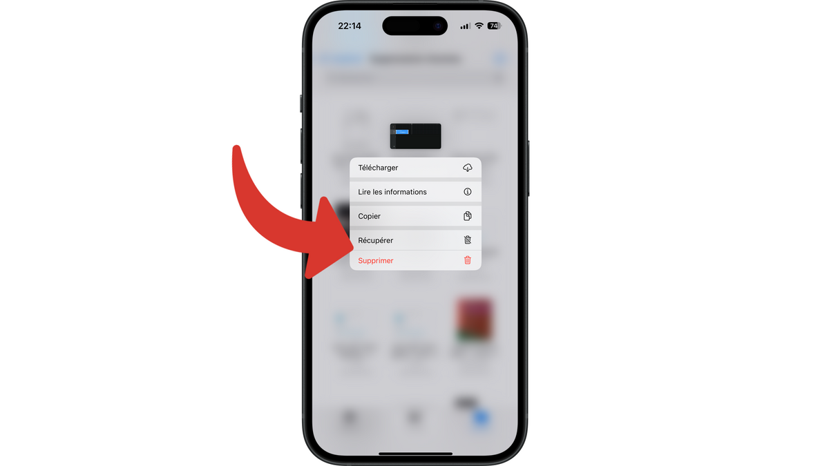 Récupérer ou Supprimer, définitivement, un seul fichier © Clubic