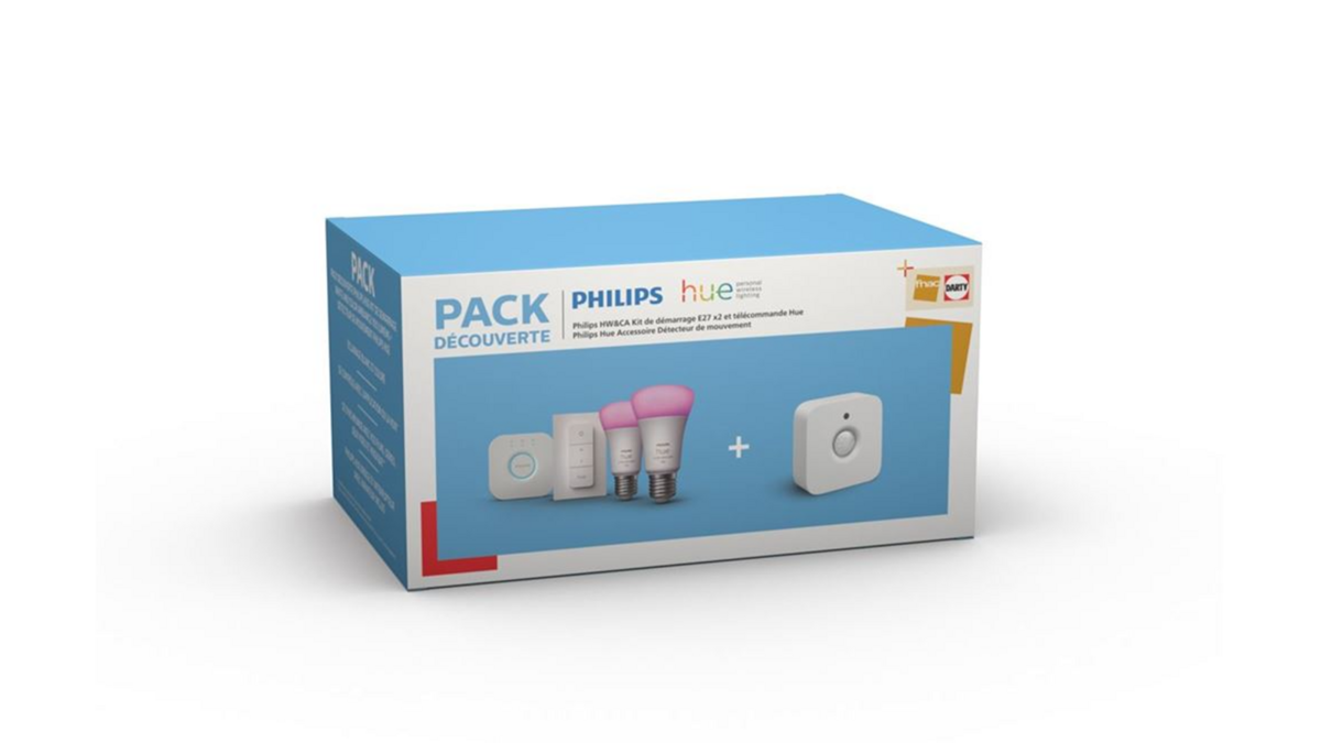 Le pack découverte Philips Hue chez Fnac