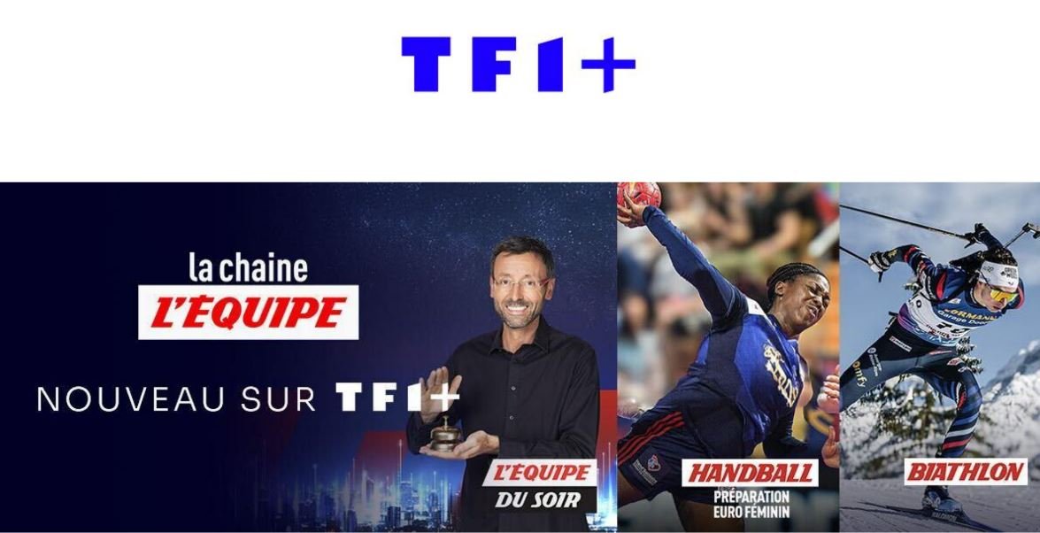 L'Equipe dispose désormais d'un petit corner dédié sur TF1+ © TF1