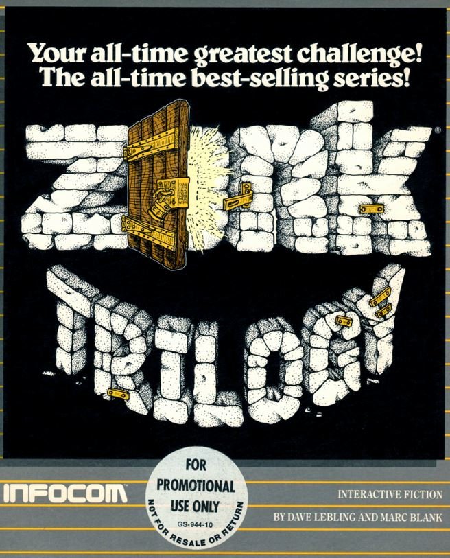 La trilogie Zork, lancée entre 1980 et 1982. ©Infocom / Activision