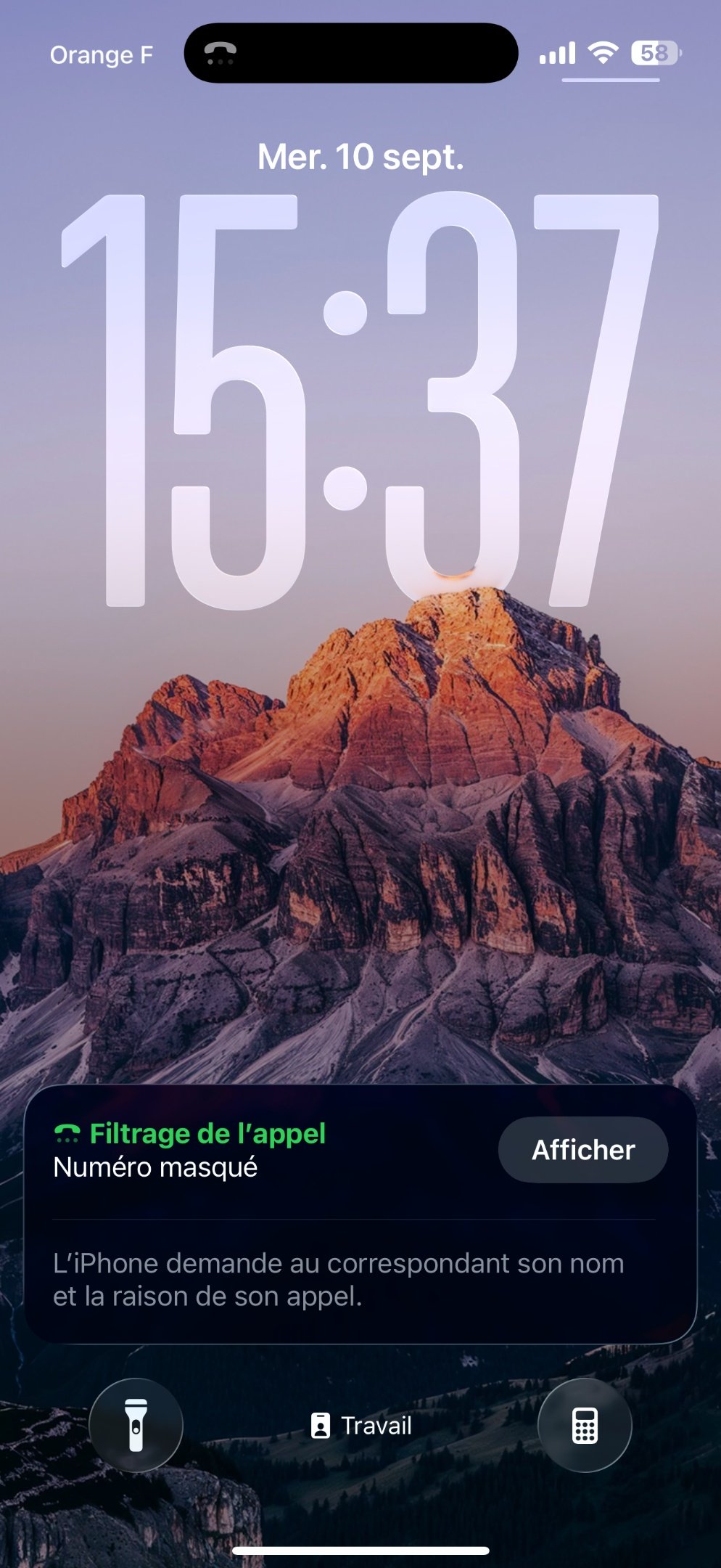 iPhone filtrage d'appels iOS 26