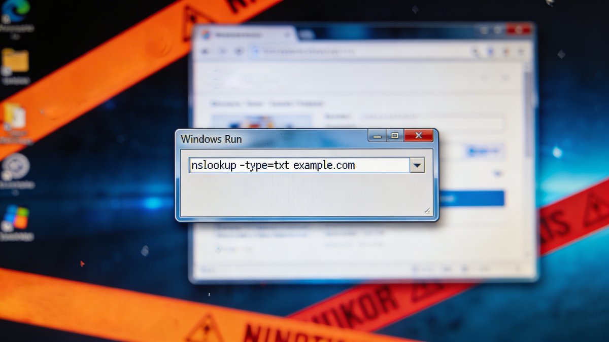 Cette attaque ClickFix exploite une requête DNS pour déployer un malware sur votre PC