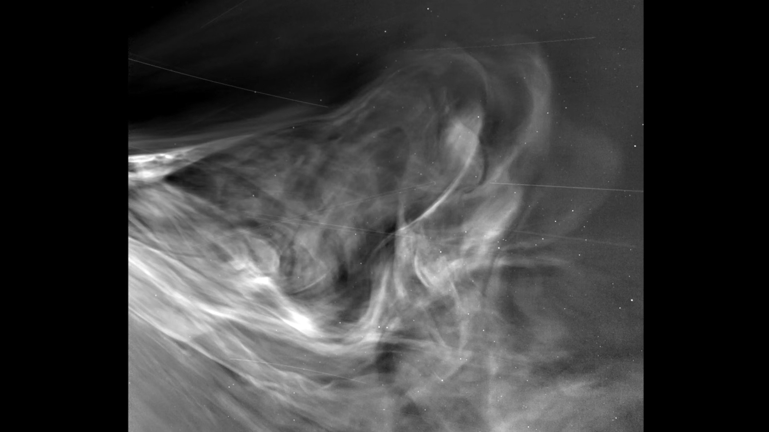 Image capturée par la sonde solaire Parker © NASA's Goddard Space Flight Center / Joy Ng