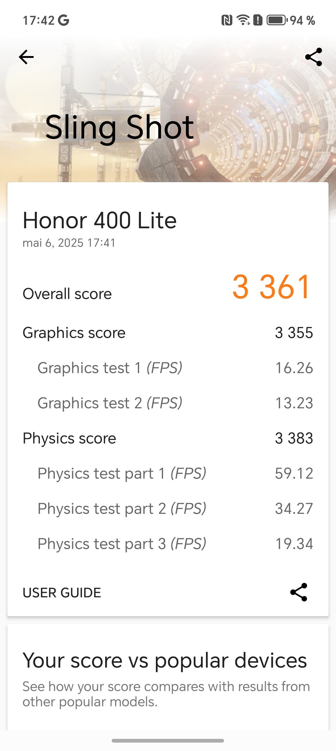 3DMark Mobile Slingshot