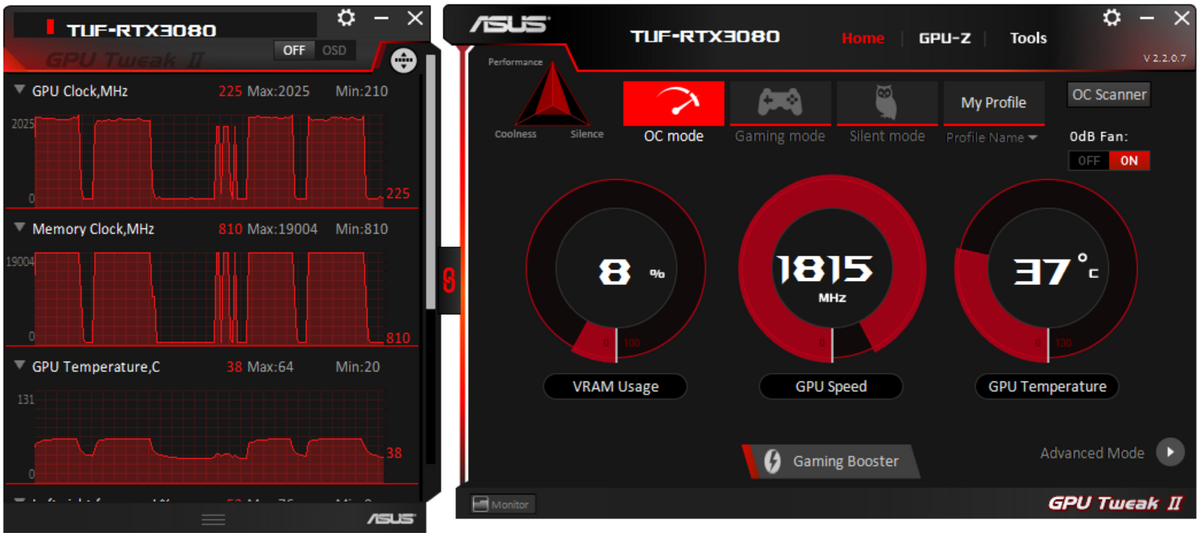 GPU Tweak II est un petit outil plutôt complet et bien pratique © Nerces pour Clubic