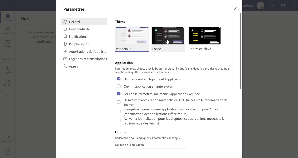 Microsoft Teams empêcher démarrage automatique