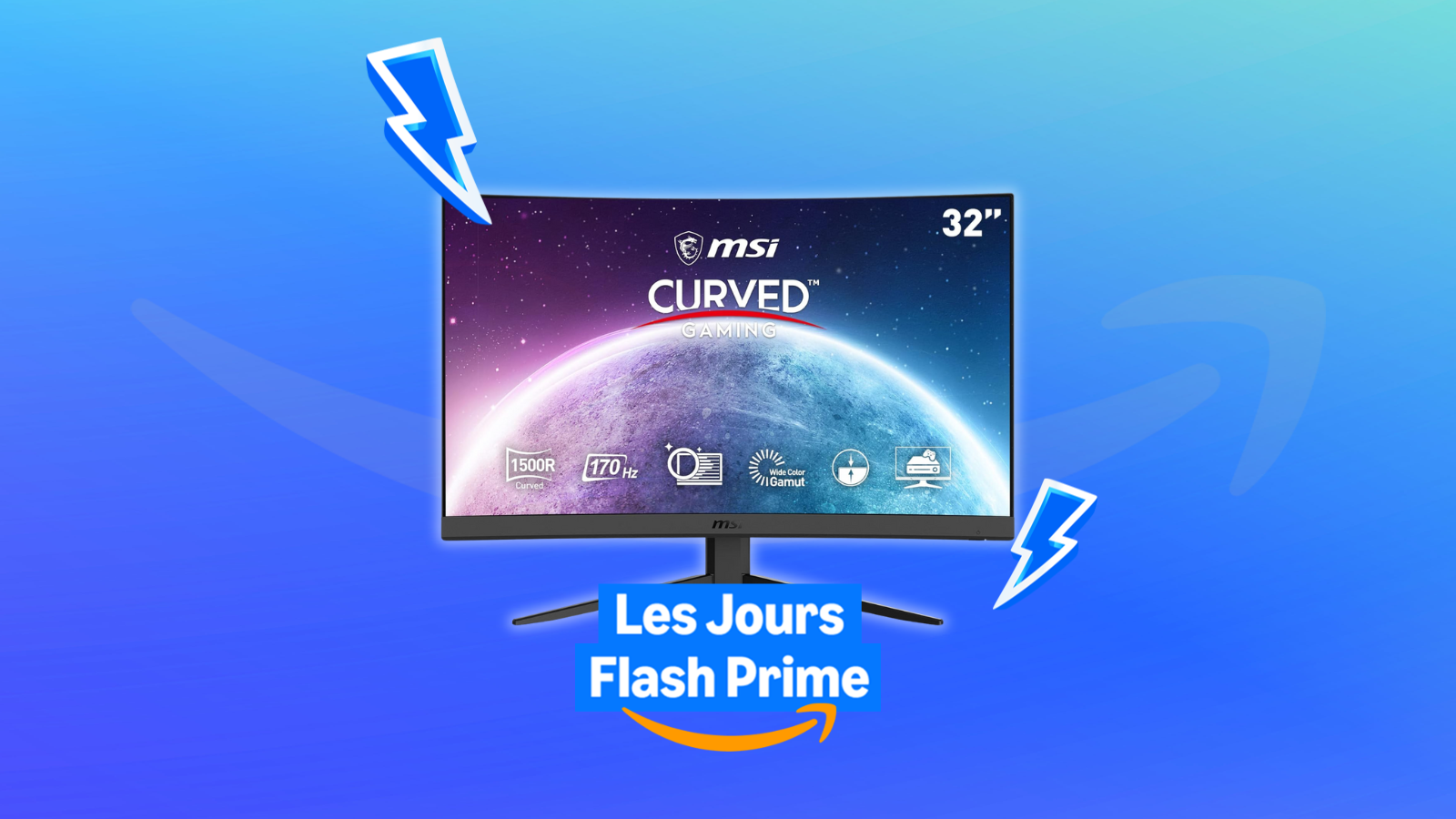Prime Day : l’écran MSI G32CQ4 E2 s’impose comme le meilleur rapport qualité/prix du moment à 144 € © clubic