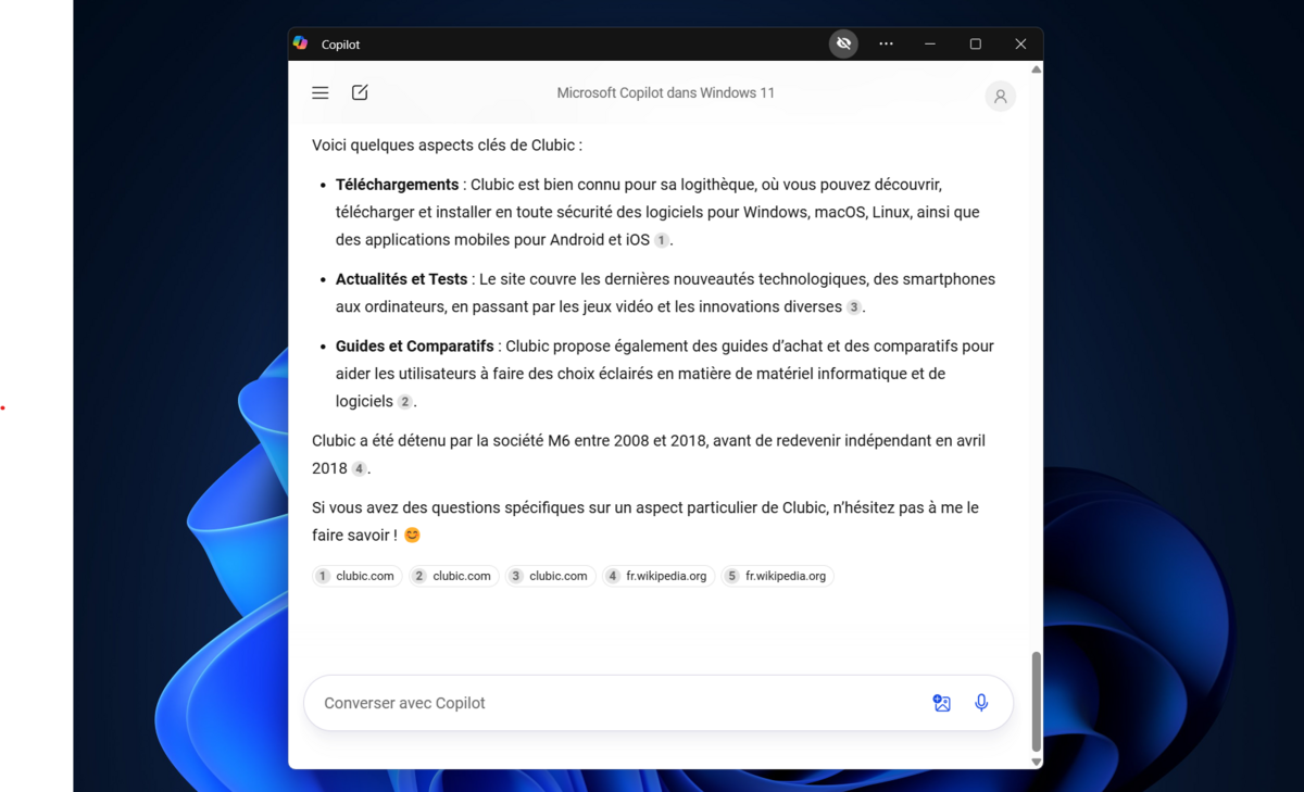 Mais où est donc Copilot sur les PC Windows 11 européens ? © Clubic