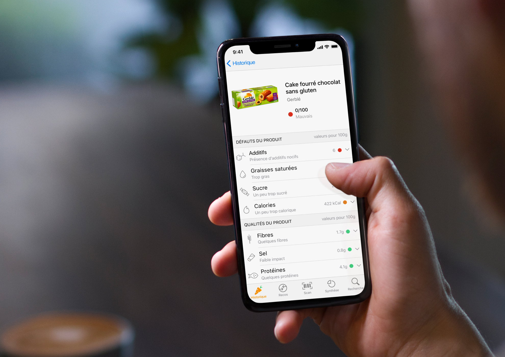 Yuka indique la composition des produits alimentaires et cosmétiques © Yuka