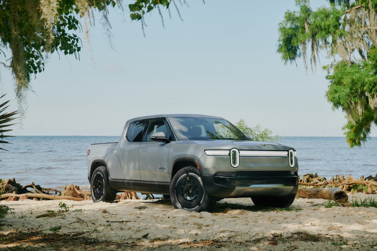 Le modèle R1T du constructeur américain Rivian. ©Rivian