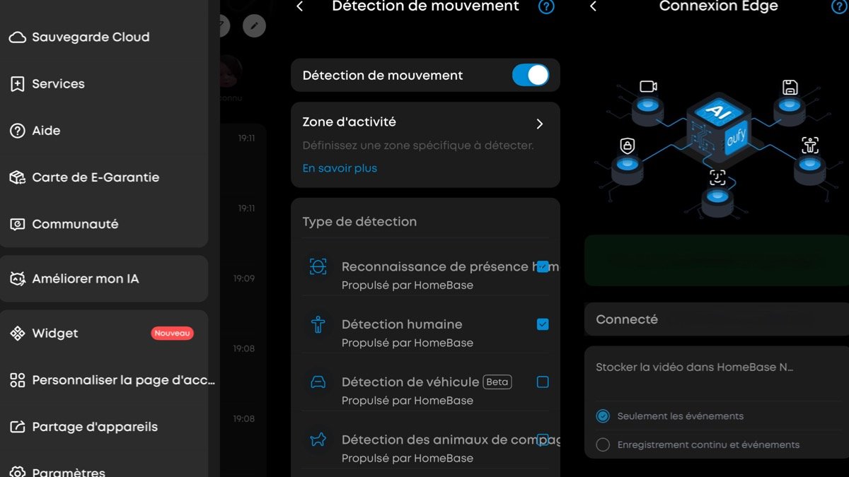 L'App eufy sur iOS ©Eliott Vertbois pour Clubic