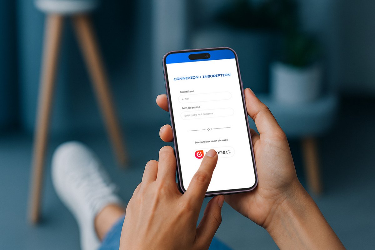 Le service est facile d'accès et intuitif. © b.connect