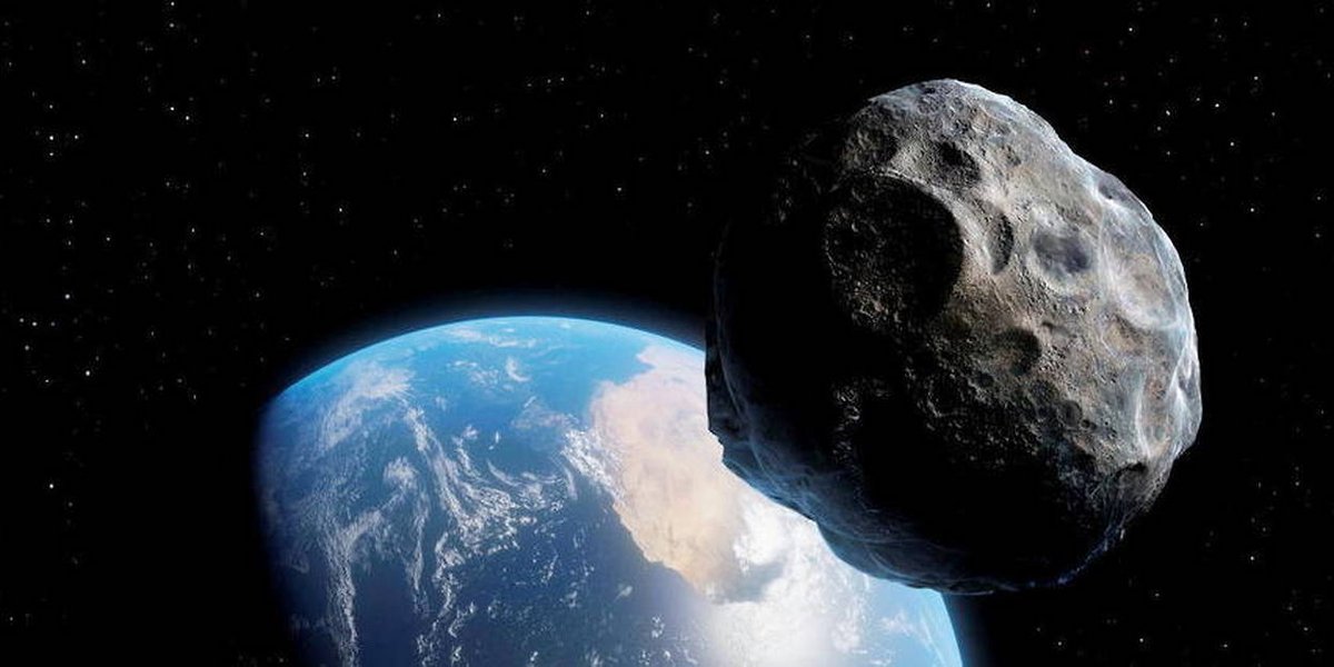 Le visuel "classique" accompagnant un astéroïde qui va frôler la Terre © Crédits inconnus