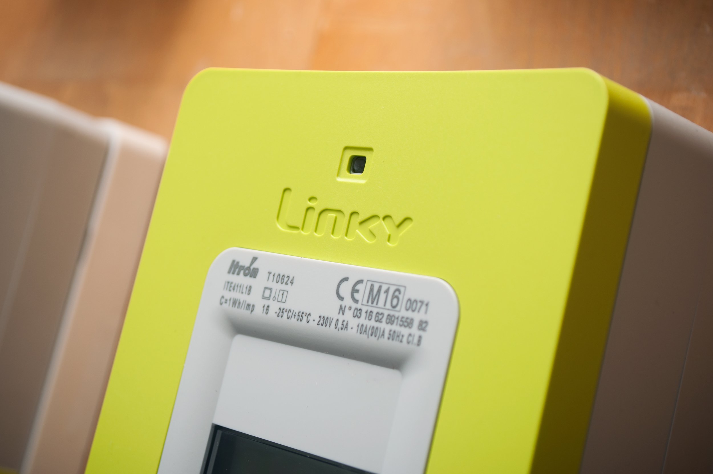 Un compteur Linky, ici à Mulhouse © NeydtStock / Shutterstock.com