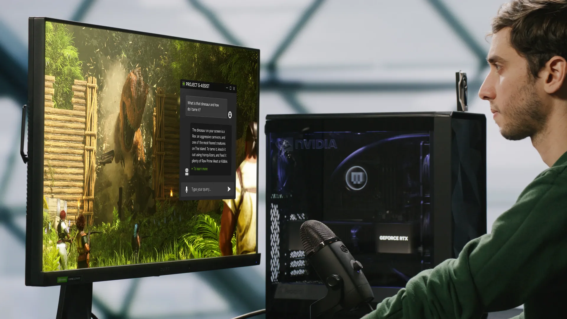 Project G-Assist : nouvelle corde à l'arc de l'IA selon NVIDIA  © NVIDIA