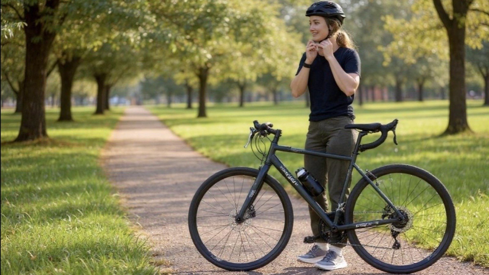 Deux guidons, l'un à l'avant, l'autre planté derrière la selle. Une chaîne qui court à la fois à l'intérieur et à l'extérieur de la roue arrière. Des freins à disque et des freins à patins superposés. Un pédalier introuvable - ©REI