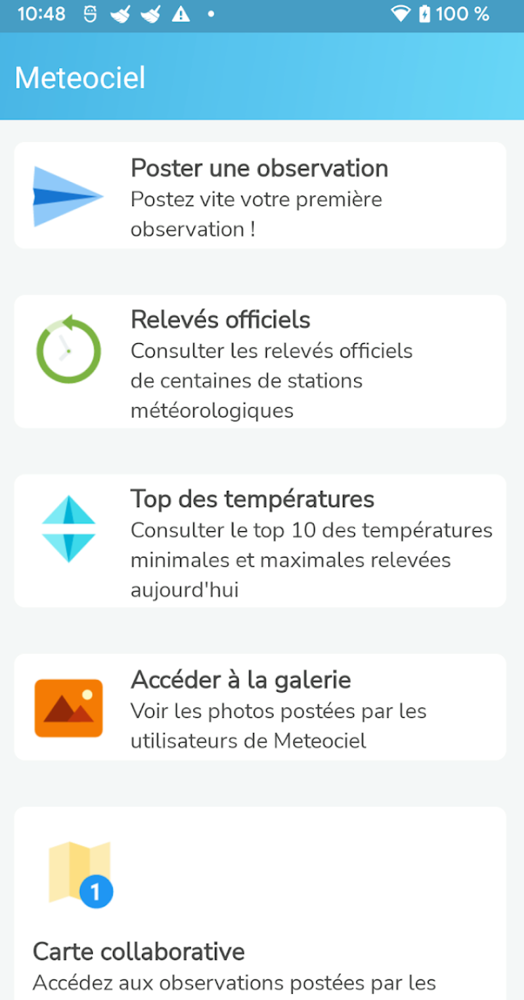 météociel application