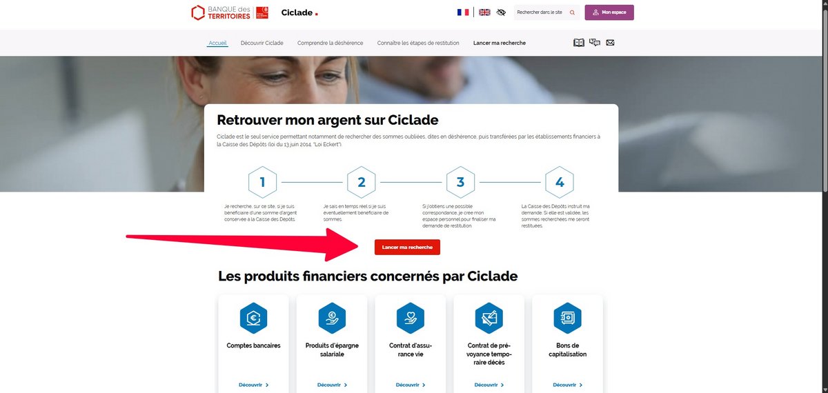 Le lancement d'une recherche Ciclade est on ne peut plus simple. © Alexandre Boero / Clubic