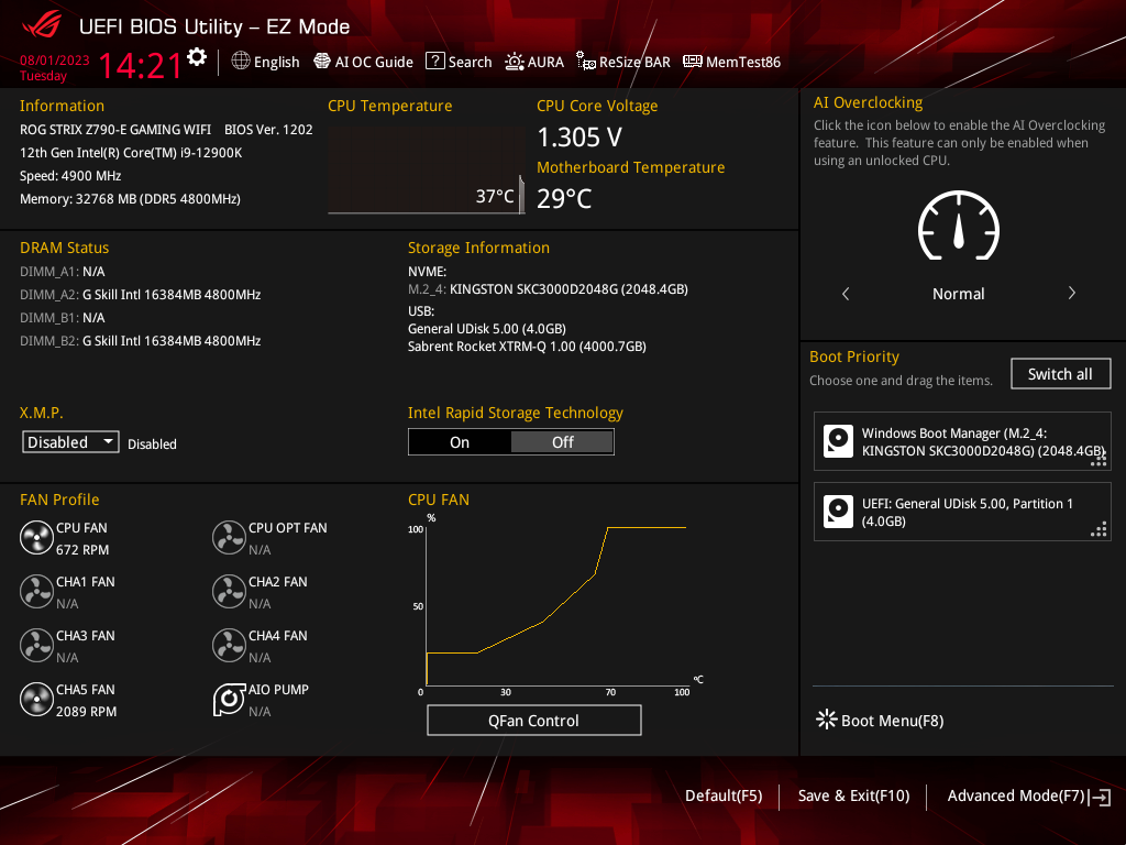 ASUS ROG Strix Z790-E Gaming WiFi