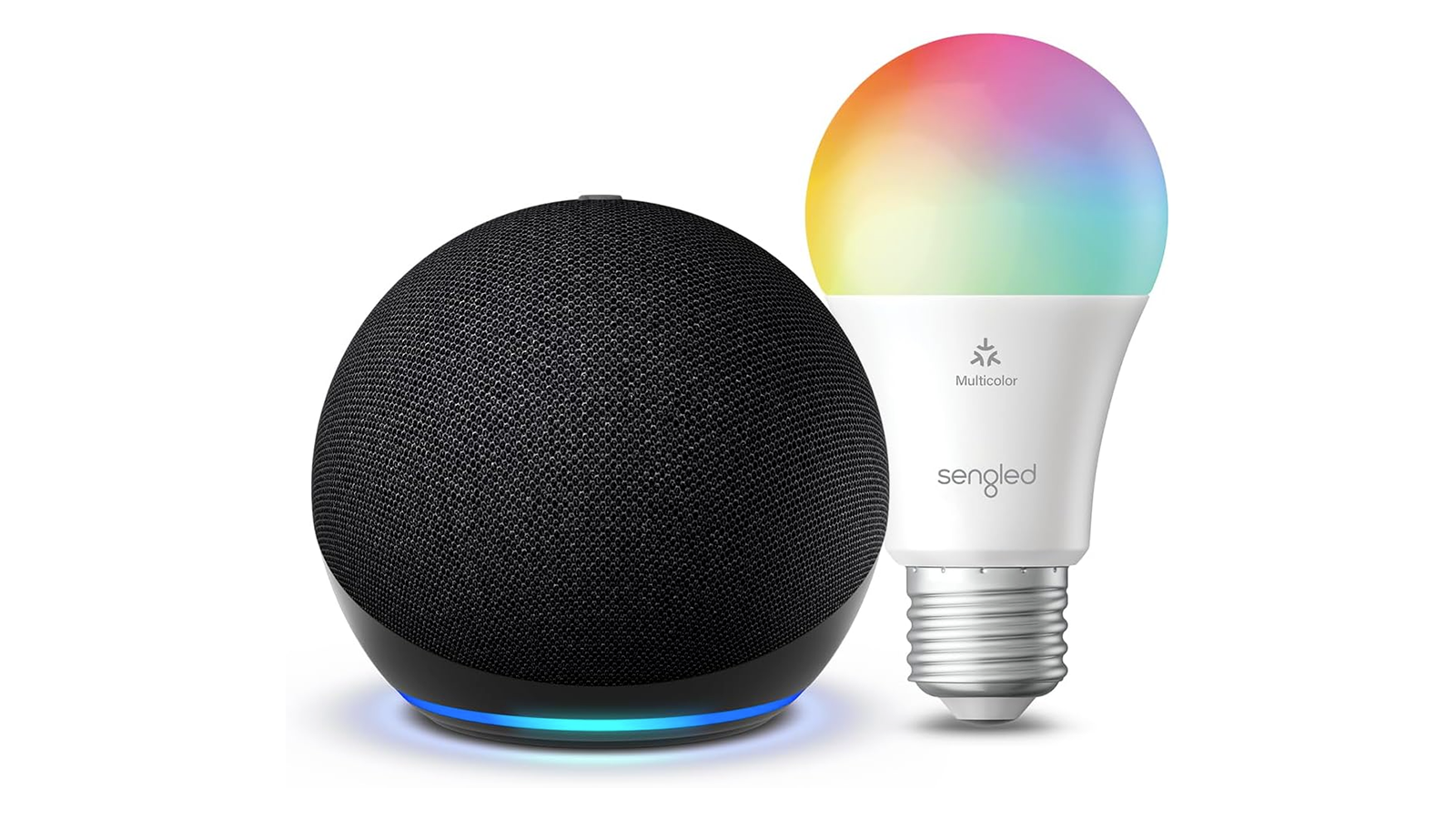 L'enceinte connectée Echo Dot 5 + ampoule Sengled E27