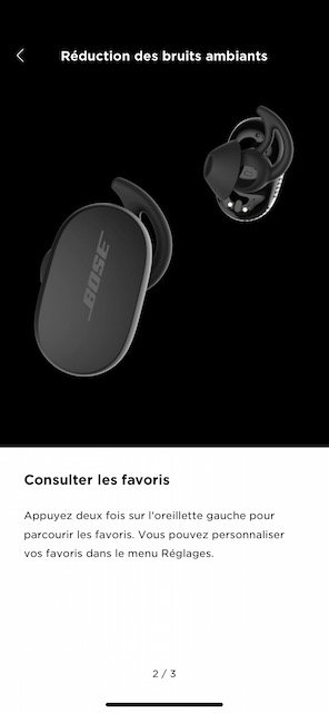 Bose QC Earbuds - réduction de bruit 2